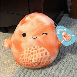 Livvy squishmallow with tag!